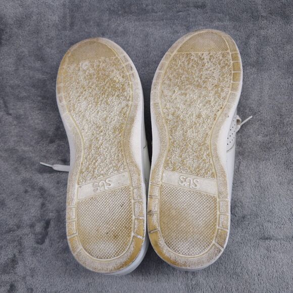 SAS Free Time Tripad Comfort Walking Shoes Women’s 10.5 M White Leather - Picture 4 of 13